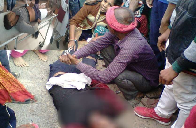 road accident in chandauli मैजिक- बाइक की टक्कर में एक युवक की मौत, दूसरा गंभीर रूप से घायल