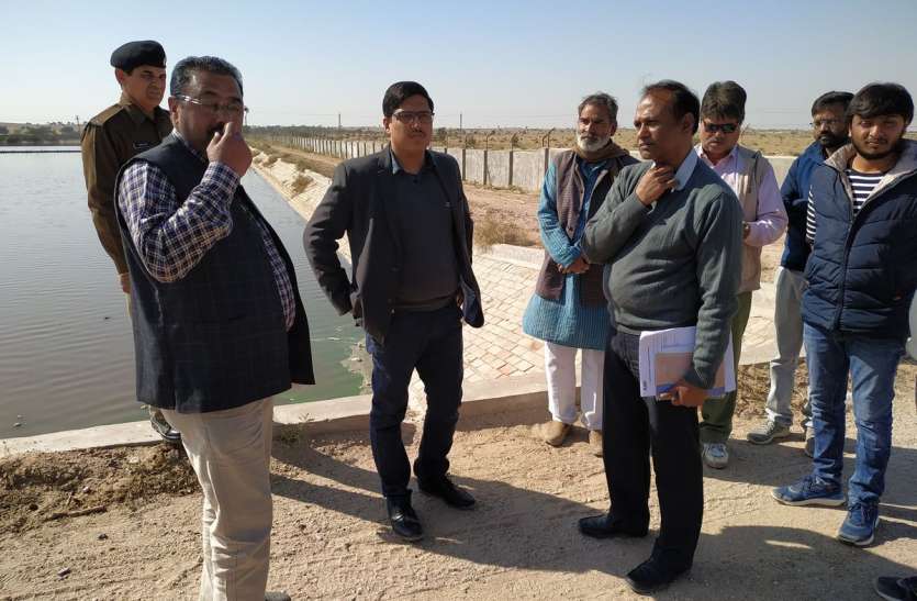 inspection गंदे पानी को साफ कर पशुचारा उगाने का करेंगे प्रयास