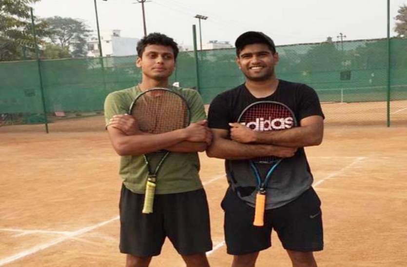 Prize Money Tennis Tournament हरियाणा के एकलव्य सिंह और अनुज मलिक ने जीता पुरूष डबल्स खिताब
