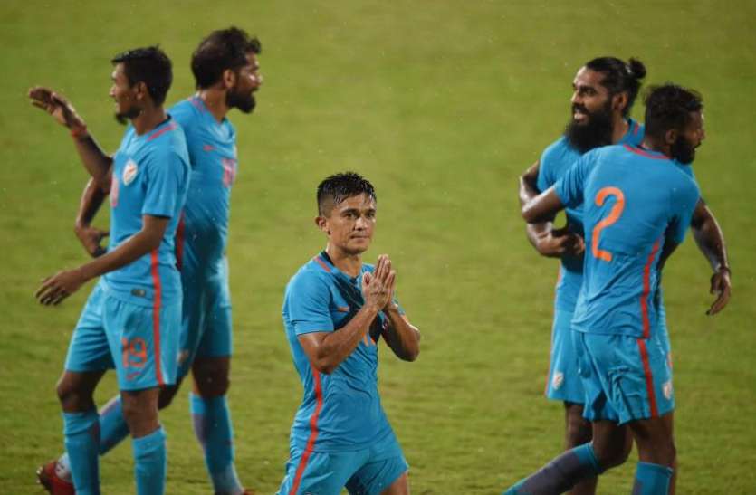 sunil chhetri AFC Asian Cup 2019: 8 साल बाद टूर्नामेंट में उतरेगा भारत, थाईलैंड से आज पहला मुकाबला