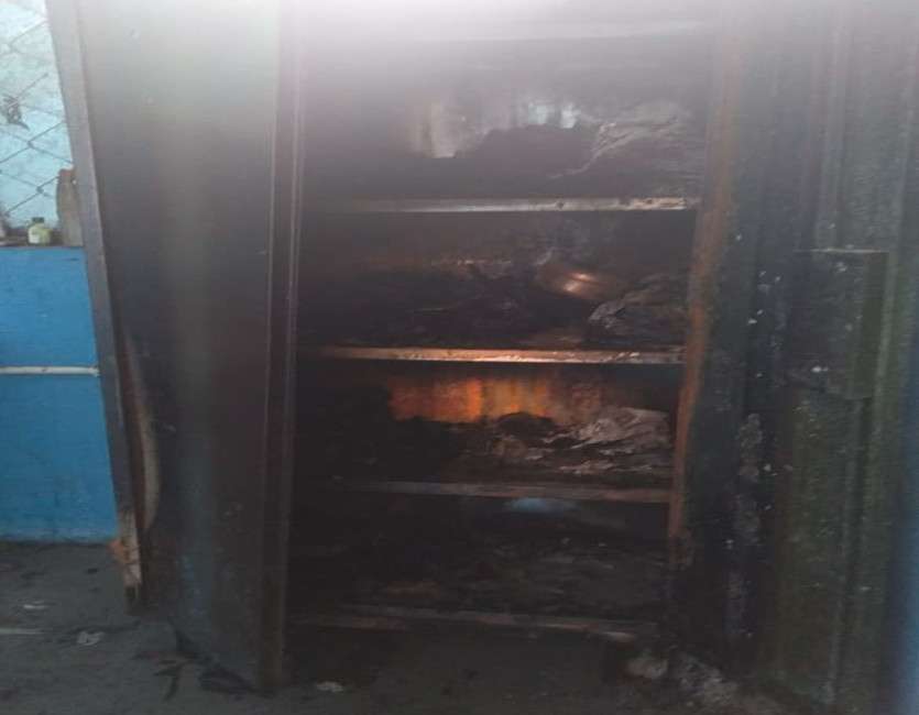 Fire in SLRM center