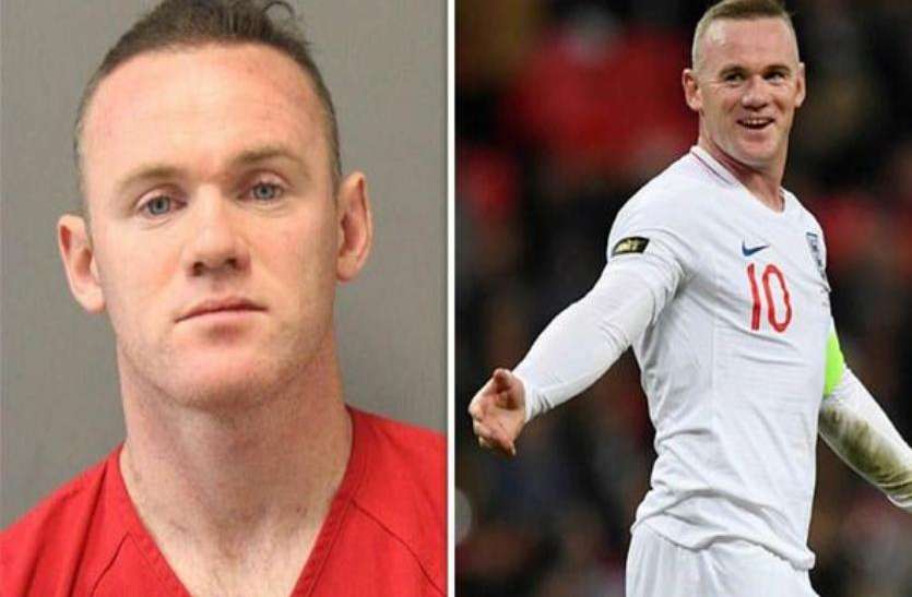 Footballer Wayne Rooney शराब पीकर उपद्रव करने के आरोप में फुटबाल खिलाड़ी वायने रूनी गिरफ्तार