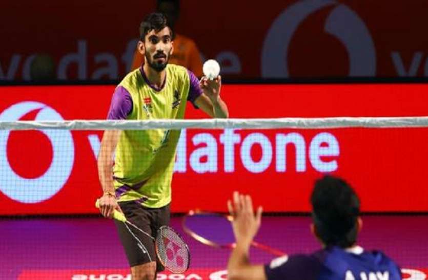Bengaluru Raptors best mumbai rockets Premier Badminton league : वू, श्रीकांत ने दिलाई बेंगलुरू को जीत