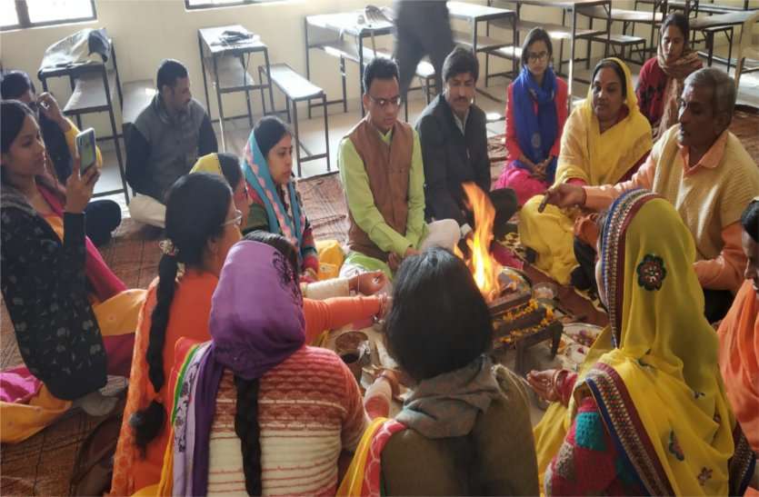 patrika लोकार्पण के तीन माह बाद शासकीय कन्या स्कूल का हुआ शुभारंभ