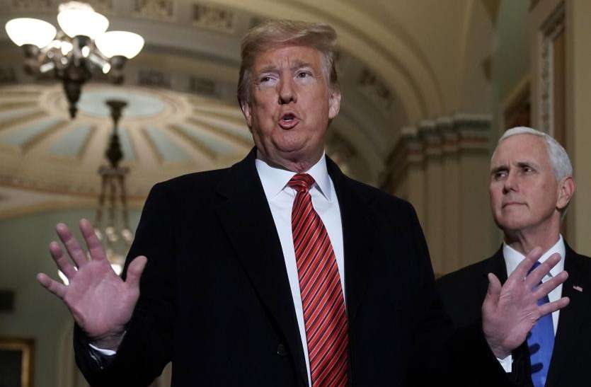 trump अमरीकी शट डाउन: डेमोक्रेट्स के साथ बैठक से ट्रंप का वॉक आउट, ट्वीट से कसा तंज