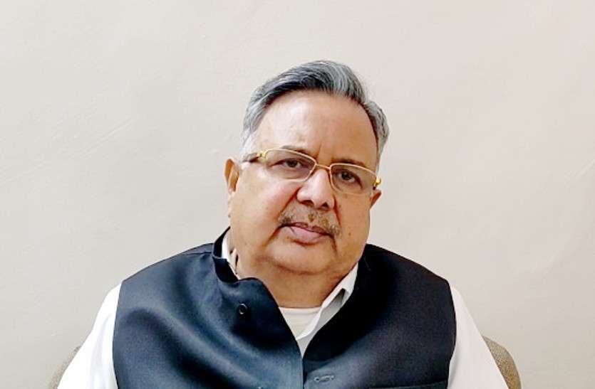 Chhattisgarh Ex CM Raman Singh attack on Congress for Gupkar alliance रमन सिंह का कांग्रेस पर हमला, कहा - गुपकार गठबंधन षड्यंत्र, कांग्रेस राष्ट्र विरोधी ताकतों के साथ