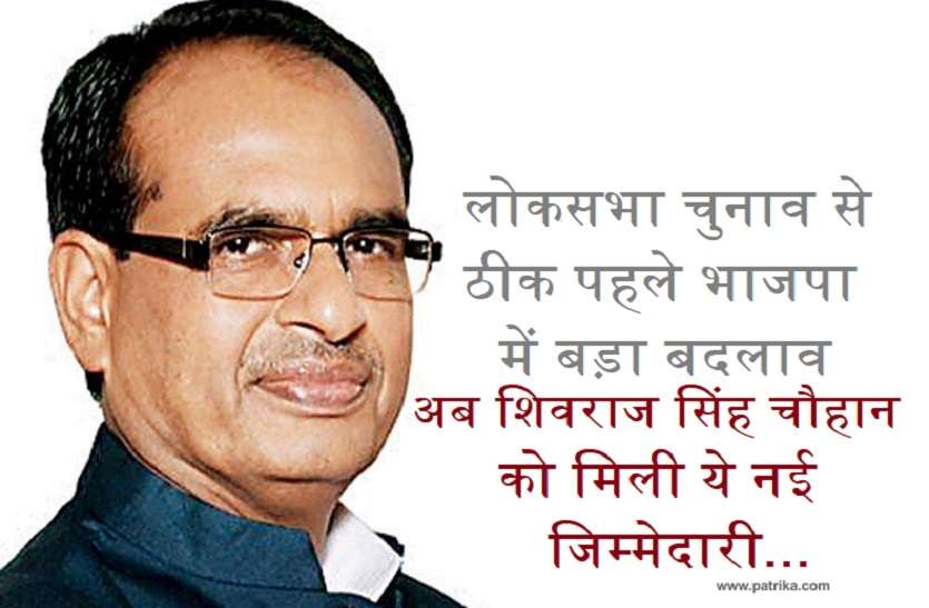 Shivraj Singh शिवराज सिंह चौहान बने BJP के राष्ट्रीय उपाध्यक्ष