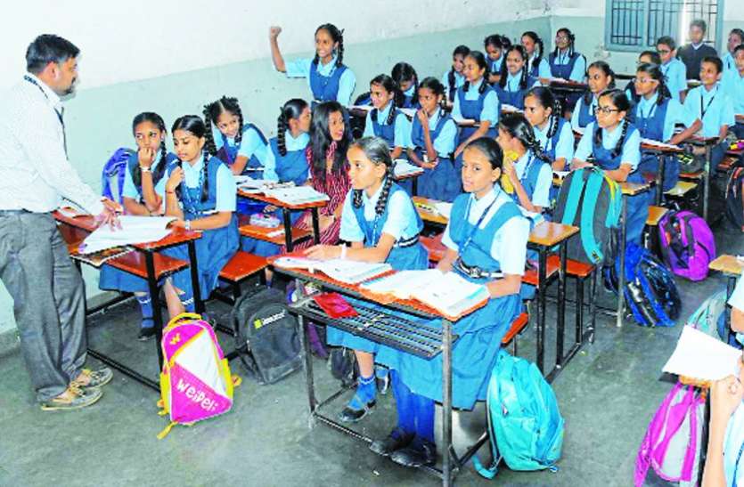 Students present in Jai Hind-Jai Bharat speaking विद्यार्थियों ने जय हिंद-जय भारत बोल कर दर्ज करवाई उपस्थिति