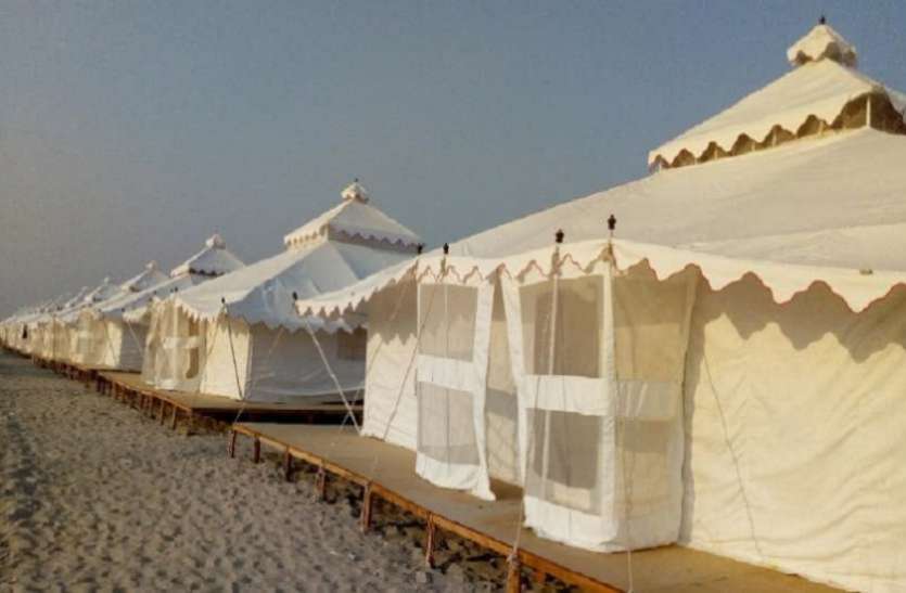 Tent City प्रवासी सम्मेलन के लिए सज गयी टेंट सिटी, सुरक्षा के लिए लगाये गये बाउंसर