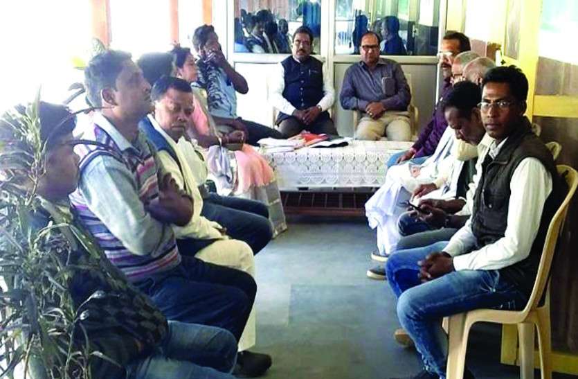 Jashpur nagar पंचायती राज संगठन के तहत ईडब्ल्यूसी की बैठक संपन्न