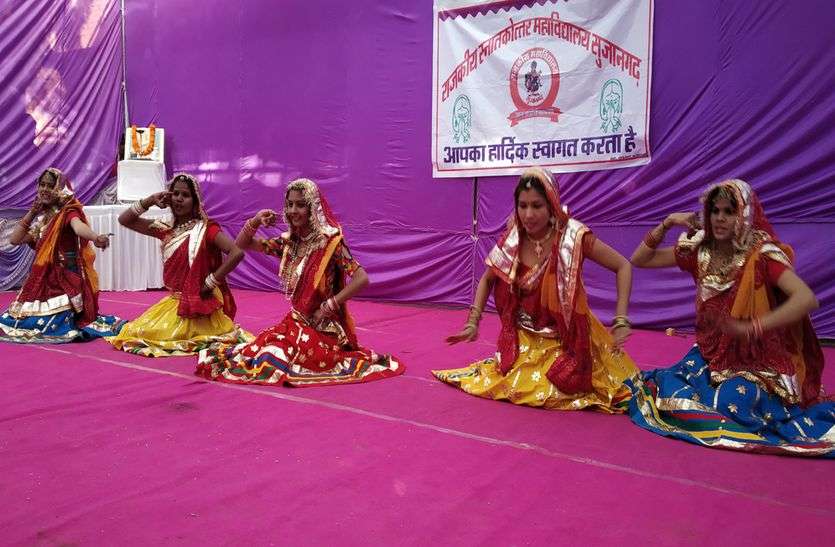 churu news नृत्य को देख साकार हो उठी लोक संस्कृति