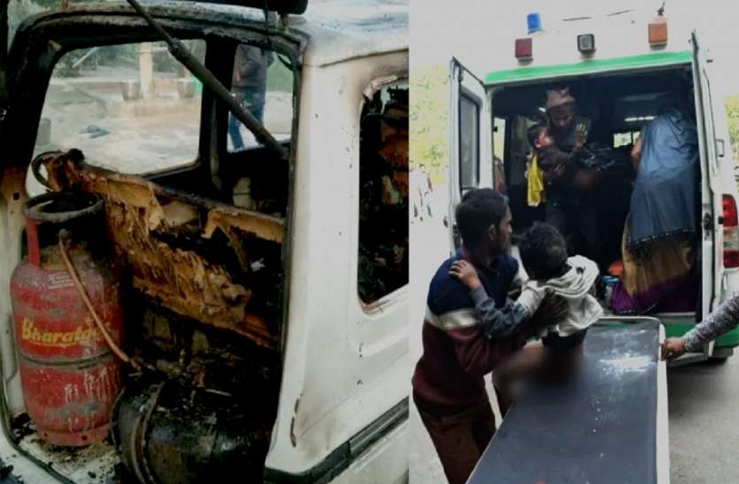 School van burn स्कूल वैन हादसा, 3 बच्चों की मौत के बाद पकड़ी गयी प्रिंसिपल कंचन देवी