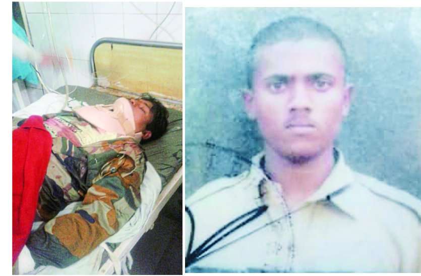 army vehicle accident in gwalior soldier death आर्मी के वाहन का हुआ ग्वालियर में एक्सीडेंट, स्टेरिंग में फंसा रहा जवान का शव, कमजोर दिल वाले न देंखे वीडियो