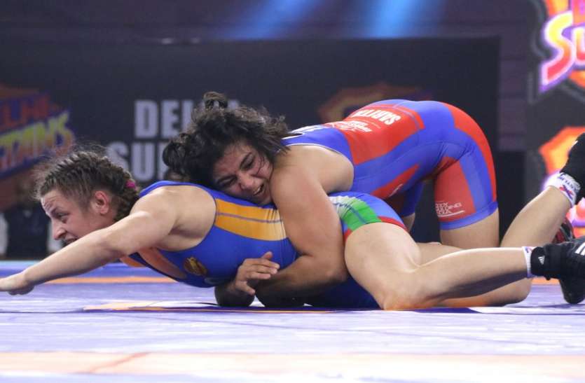 sakshi malik Pro Wrestling League : साक्षी ने खोला दिल्ली की जीत का खाता