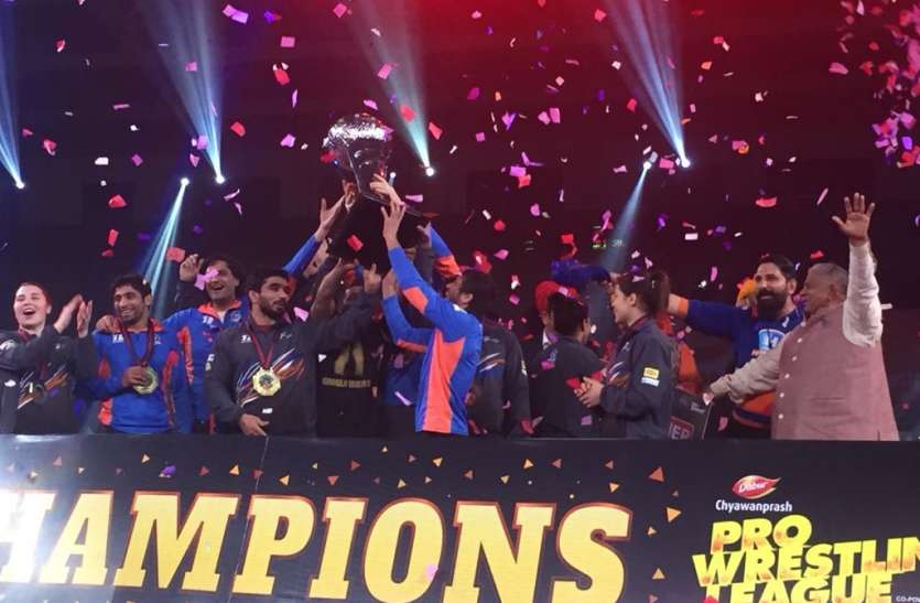 pro wrestling league Pro Wrestling League : हरियाणा हैमर्स चौथे प्रयास में बना प्रो रेसलिंग लीग का विजेता