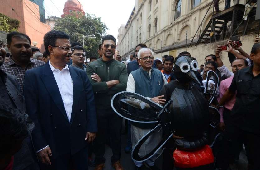 Kolkata, West Bengal, India डेंगू और मलेरिया के खिलाफ महानगर में निकाली गई महारैली