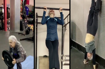 72 year old lady lauren bruzzone workout videos goes viral 72 साल की इस महिला का वर्कआउट देख हर कोई है हैरान, वायरल हुआ वीडियो