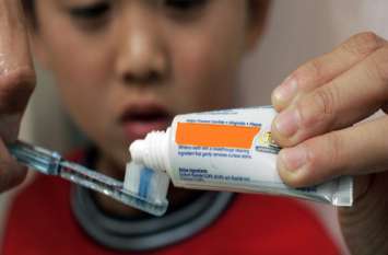 a report says american children use toothpaste more than needed a report says american children use toothpaste more than needed