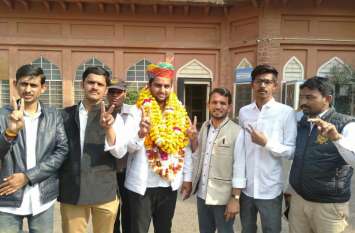 Selection of Syndicate Student Representatives छात्रसंघ उपाध्यक्ष पंचारिया ने 5 वोट से जीता सिंडिकेट छात्र प्रतिनिधि का चुनाव