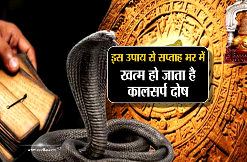 kaal sarp dosh इस उपाय से सप्ताह भर में खत्म हो जाता है कालसर्प दोष