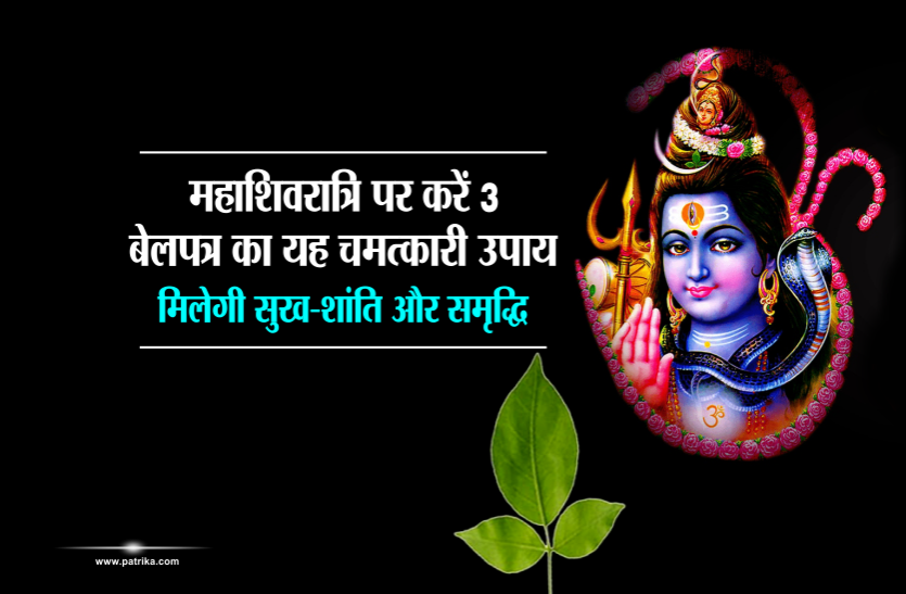 mahashivratri 2019 Mahashivratri 2019: महाशिवरात्रि पर करें 3 बेलपत्र का यह चमत्कारी उपाय, मिलेगी सुख-शांति और समृद्धि