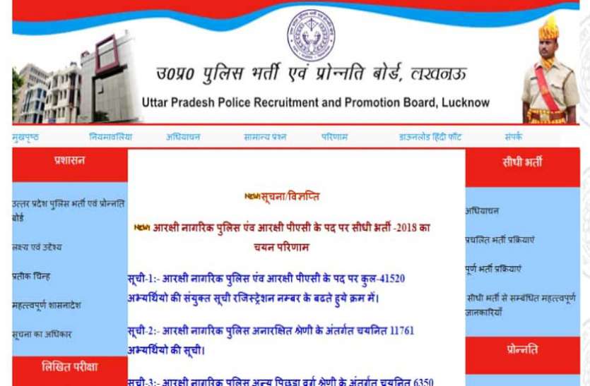 constable,UP police constable,Rajasthan Police Constable Result,police constable result,Police Constable result 2018,Constable Exam Result,up Constable Exam Result,up police constable final result, up police constable exam, uppbpb constable result, uppbpb, upprpb, up police result, up police recruitment, up police constable PAC result, exam results UPPBPB Police Constable 2019 का Result घोषित, यहां से देखें अपना नतीजा