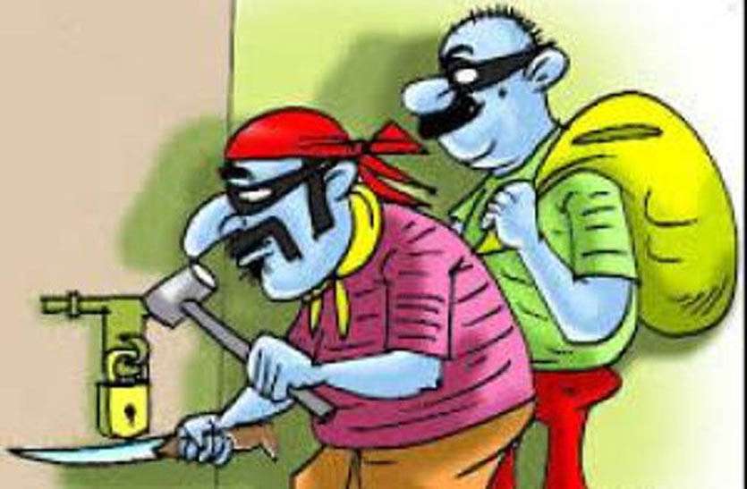baran चोरो ने फिर आजमाया हाथ ... पुलिस ने मले हाथ