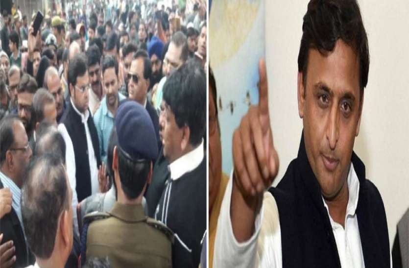 akhilesh yadav बीच बाजार घटी गोलाबारी-डकैती की घटना, अखिलेश ने कहा व्यापारी खुद ही भाजपा को खत्म कर देंगे