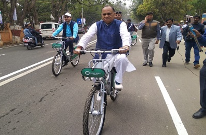 minister राजधानी रांची में पब्लिक साइकिल शेयरिंग सिस्टम की शुरुआत,सेवा का लाभ लेने के लिए आपको करना होगा यह काम