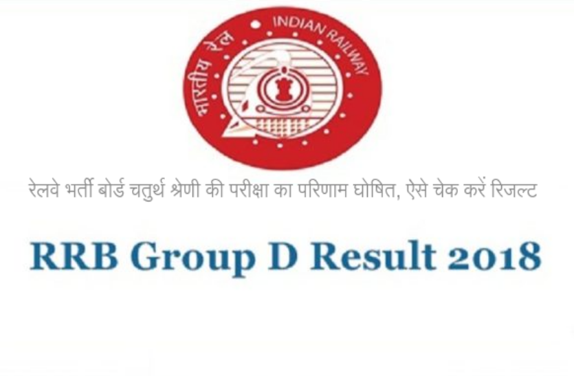 rrb group d result 2018 check on official website RRB Group D Result 2018 : रेलवे भर्ती बोर्ड चतुर्थ श्रेणी की परीक्षा का परिणाम घोषित, ऐसे चेक करें रिजल्ट