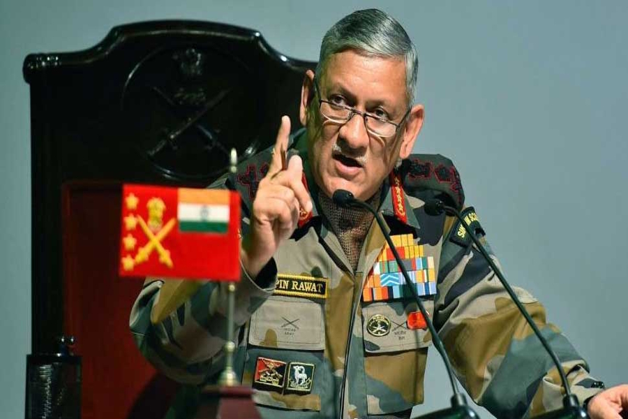 general Bipin Rawat visited Indian western border