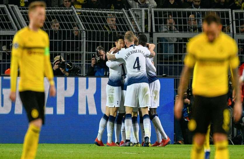 Tottenham Hotspur चैम्पियंस लीग: टॉटनेहम ने डॉर्टमंड को हराकर क्वार्टर फाइनल में बनाई जगह