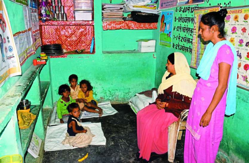 anganwadi kendra ki sthapna kyo ki gai thi anganwadi ke uddeshya हाल-ए-आंगनबाड़ी केंद्र: कार्यकर्ता और सहायिका गायब, बच्चों को दोपहर तक खाना तो दूर नाश्ता भी नहीं