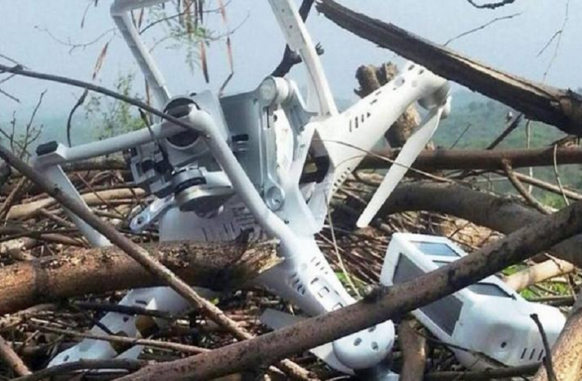 pak drone राजौरी में पाक ने फिर तोड़ा सीजफायर, श्रीगंगानगर में सेना ने मार गिराया ड्रोन
