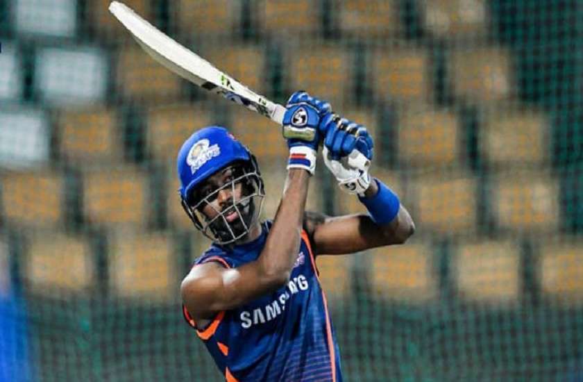 Hardik Pandya practice helicopter shot