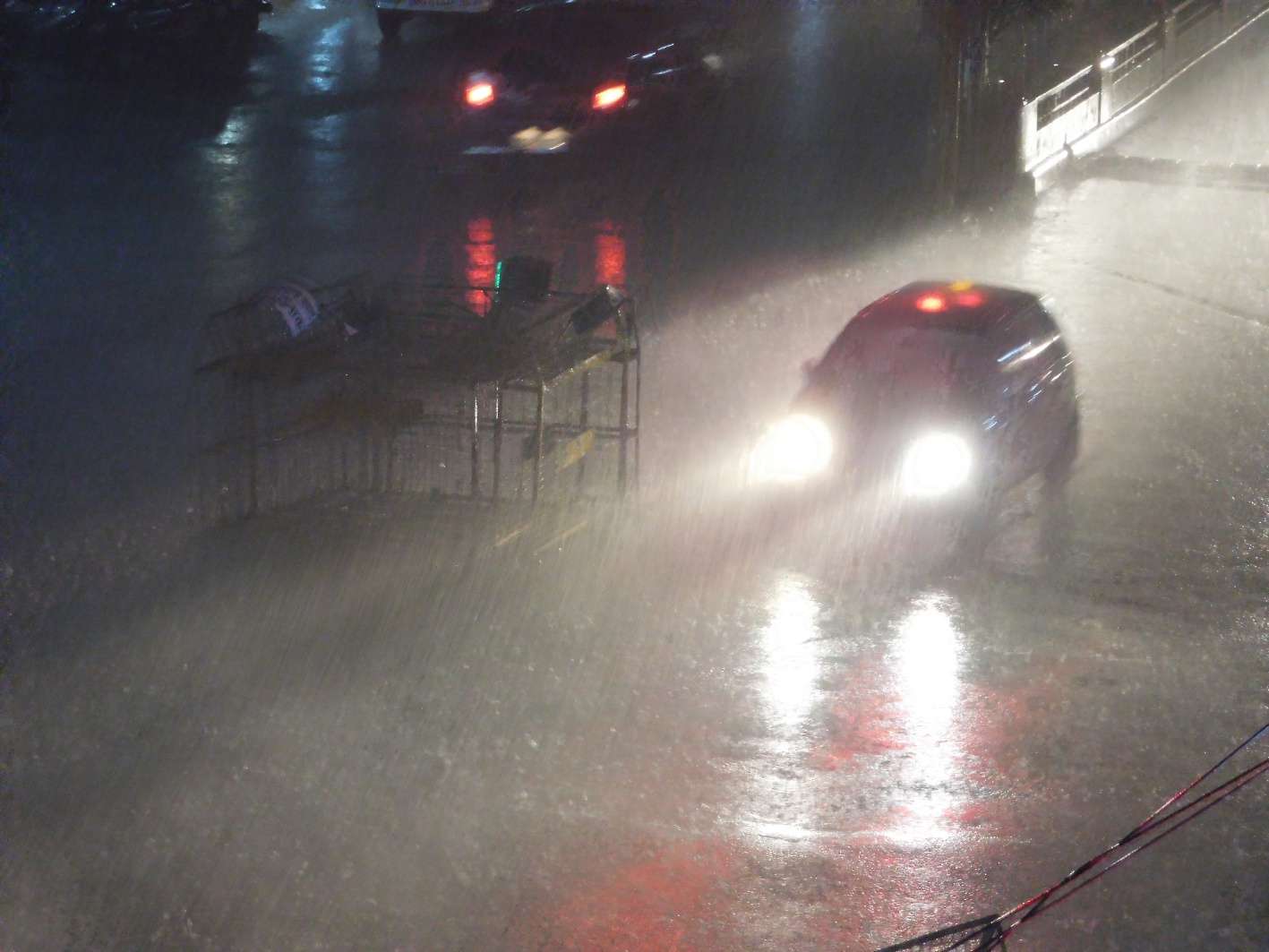 heavy rain