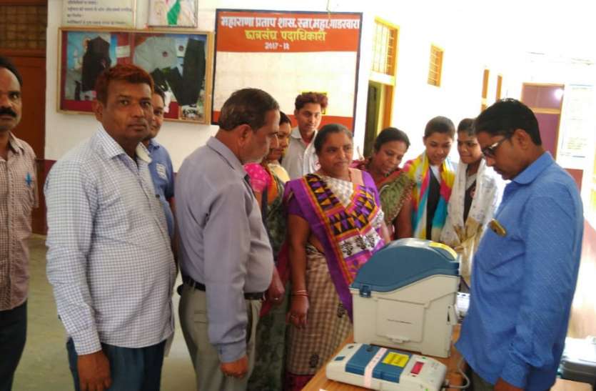 election 2019 # लोकसभा निर्वाचन-2019 जगह जगह, ईव्हीएम एवं व्हीव्हीपेट मशीनों का चल रहा प्रदर्शन