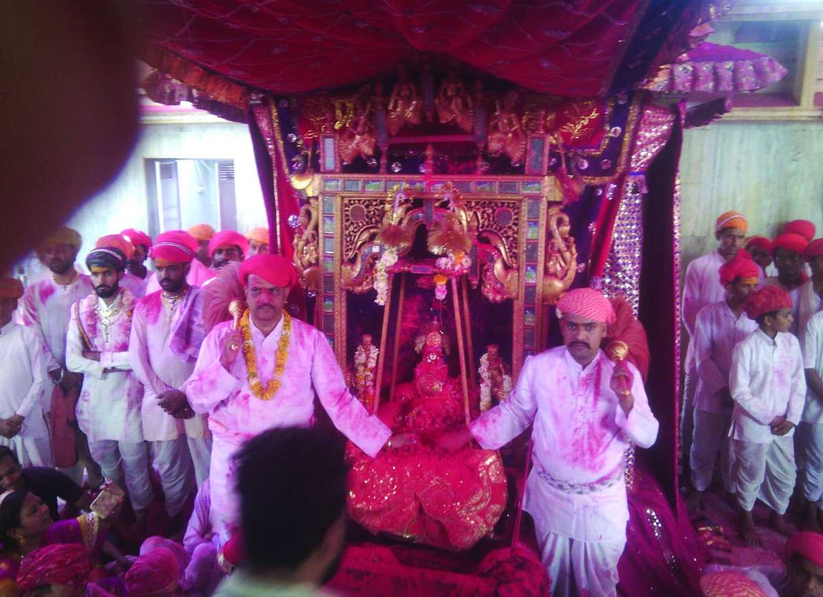 celebrate birthday shreenath tample of bahrain
