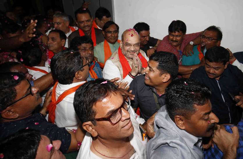 amit Shah, NDA अमित शाह करेंगे शक्ति प्रदर्शन, राजनाथ, गडकरी, उद्धव, बादल, पासवान होंगे साथ