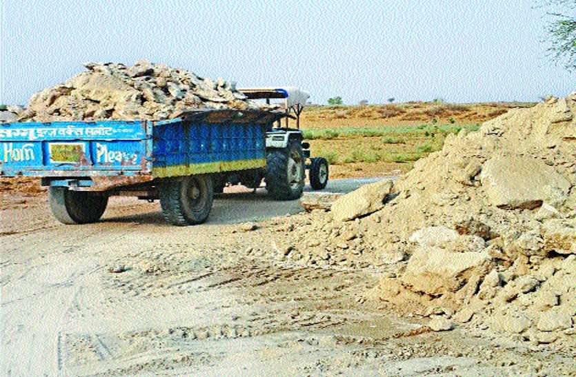 Excavation बीकानेर से खदेड़े जिप्सम माफिया ने घड़साना में पांव पसारे