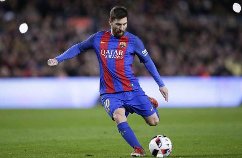 Lionel Messi मेसी के दमदार खेल की बदौलत बार्सिलोना जीता
