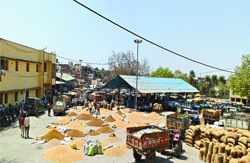 patrika केंद्रों पर खरीदी बन रही किसानों के गले की फांस
