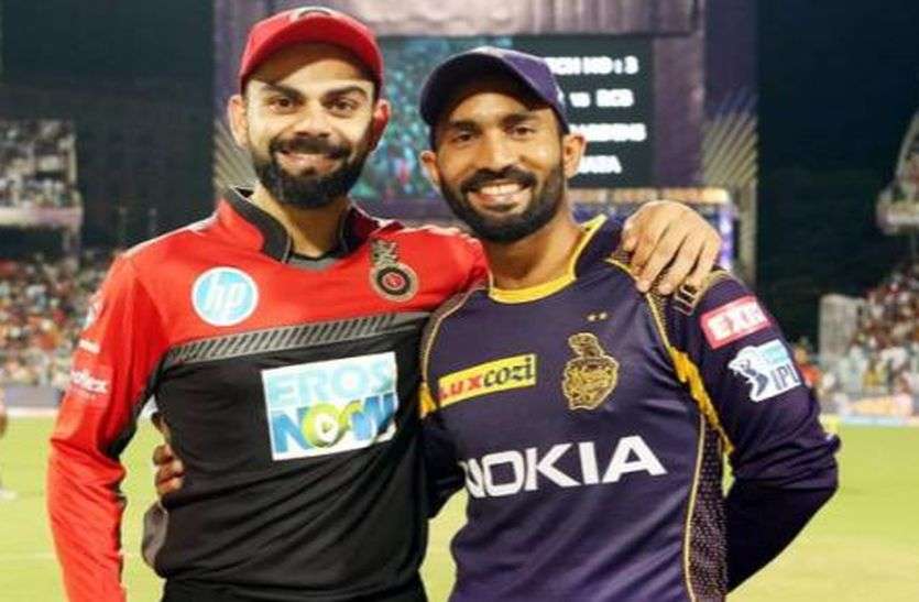 virat kohli dinesh kartik IPL-12 : किसी हाल में लगातार पांचवीं हार नहीं चाहेंगे विराट, कोलकाता भी जीत के लिए लगाएगी जोर