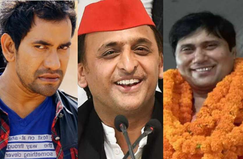 Nirahua Vijay lal Yadav निरहुआ के भाई विजय लाल यादव अखिलेश यादव के लिये आजमगढ़ में मांग रहे हैं वोट, दिया ये बयान