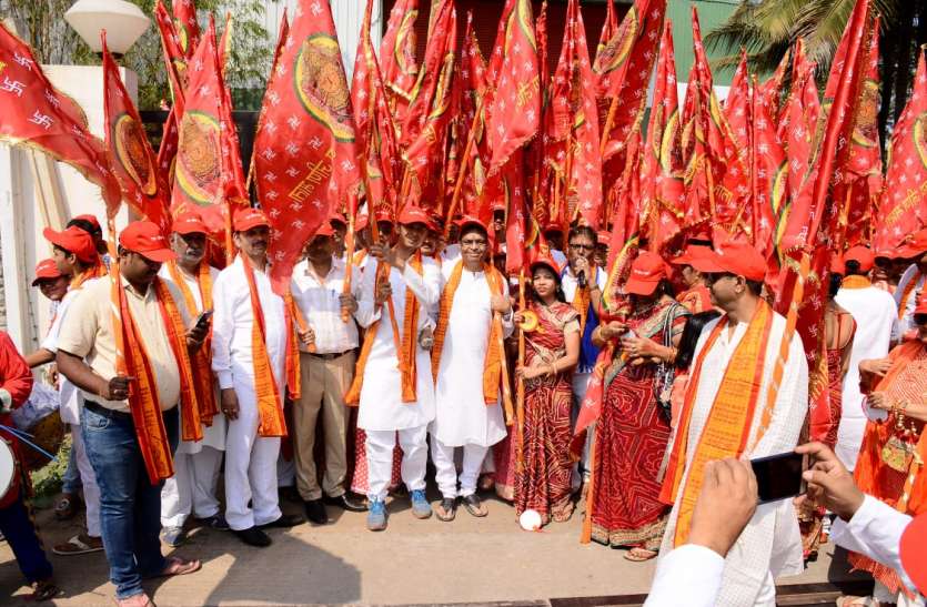 bangalore news जीण माता निशान यात्रा में उमड़े भक्त