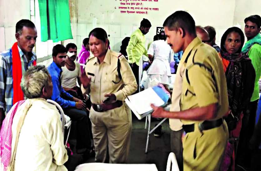 patrika बारातियों से भरी मालवाहक पलटी, 22 घायल, कई की हालत गंभीर, नशे में था ड्राइवर