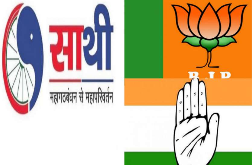 sathi congress bjp logo इस सीट पर सभी प्रत्याशियों ने कसी कमर, बसपा, प्रसपा, कांग्रेस और भाजपा ने उतारे अपने उम्मीदवार