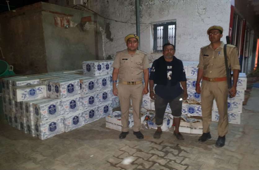 avaidh sharab लोकसभा चुनाव में वोटर्स को लुभाने ले जाई जा रही शराब, देखें वीडियो