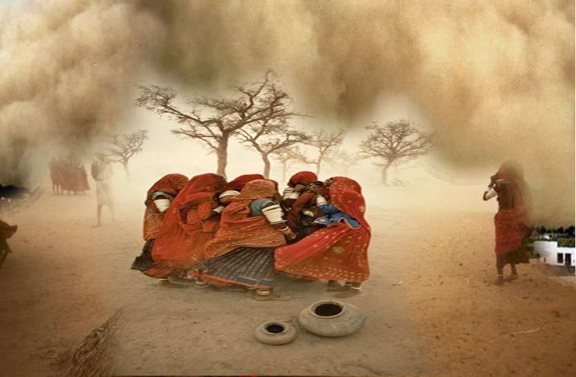 Dust यहां उठने लगे धूल के बवंडर, मौसम विभाग ने इन जिलों में दी 50 किमी की रफ्तार से रेतीला बवंडर आने की चेतावनी