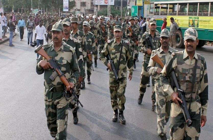 Para Military Force Duty In Election In Alwar अलवर में चुनाव से पहले आएगी फोर्स, अद्र्धसैनिक बलों के 10 हजार जवान संभालेंगे जिले में मोर्चा, इतने हजार पुलिसकर्मी रहेंगे तैनात